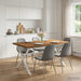 Masa de dining cu margine vie 140 x 80 x 75 cm natural - WALTI WALTI