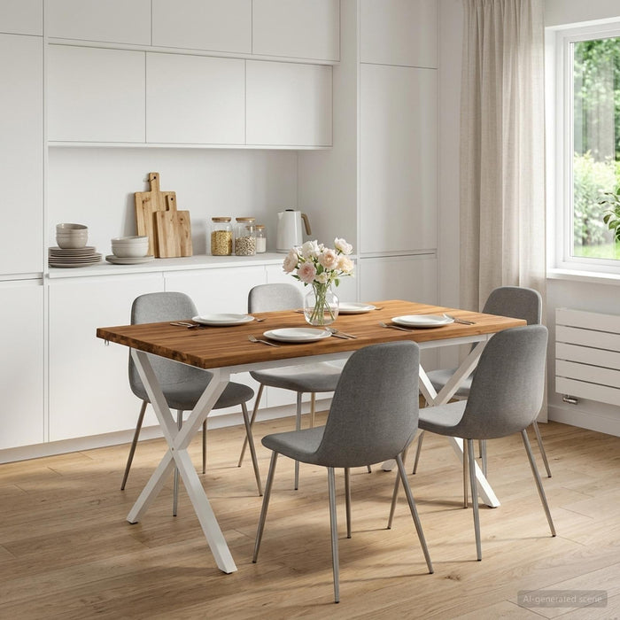 Masa de dining cu margine vie 140 x 90 x 75 cm - WALTI WALTI