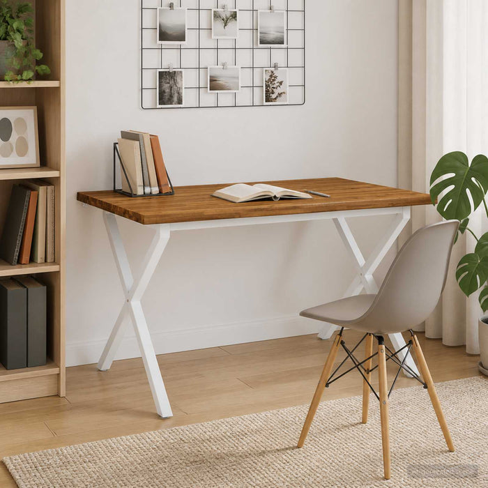 Masa de dining cu margine vie 140 x 80 x 75 cm natural - WALTI WALTI