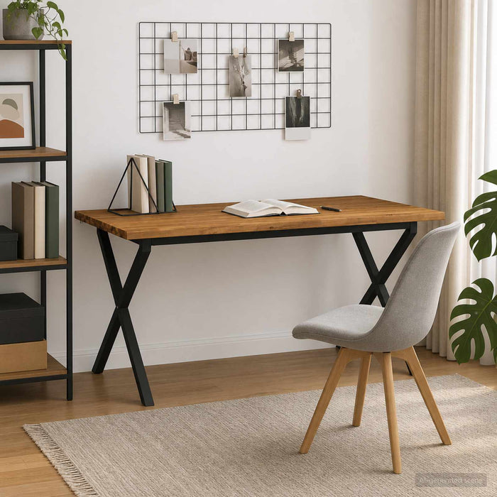 Masa de dining cu margine vie 160 x 90 x 75 cm WALTI