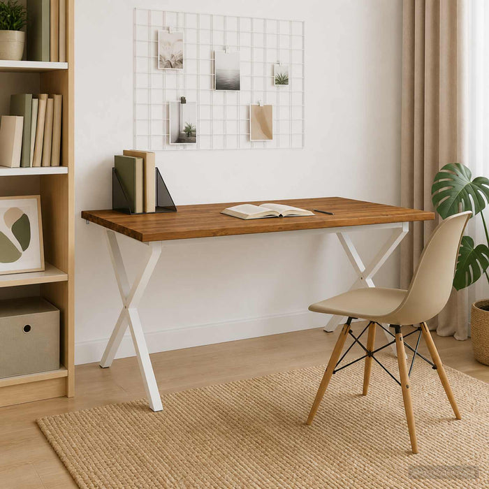 Masa de dining cu margine vie 160 x 80 x 75 cm natural WALTI