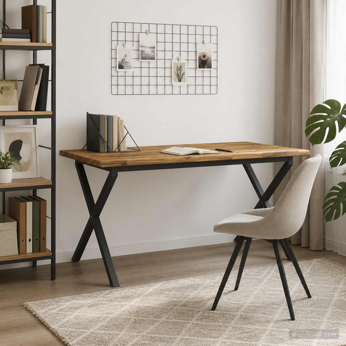 Masa de dining cu margine vie 160 x 80 x 75 cm WALTI