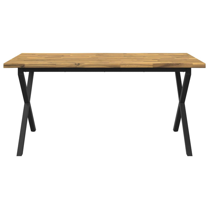 Masa de dining cu margine vie 160 x 80 x 75 cm WALTI