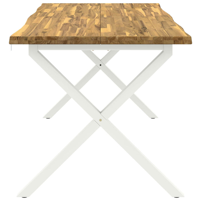 Masa de dining cu margine vie 160 x 80 x 75 cm WALTI