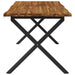 Masa de dining cu margine vie 120 x 90 x 75 cm - WALTI WALTI