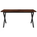 Masa de dining cu margine vie 140 x 90 x 75 cm - WALTI WALTI
