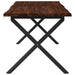 Masa de dining cu margine vie 140 x 90 x 75 cm - WALTI WALTI