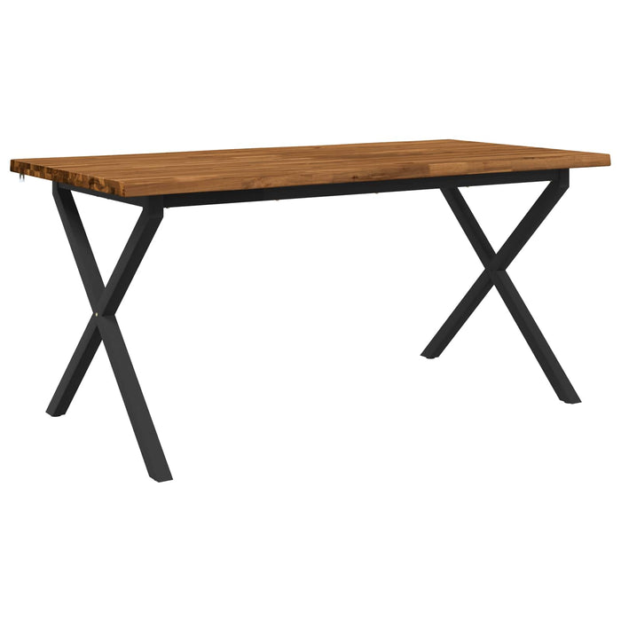 Masa de dining cu margine vie 140 x 90 x 75 cm WALTI
