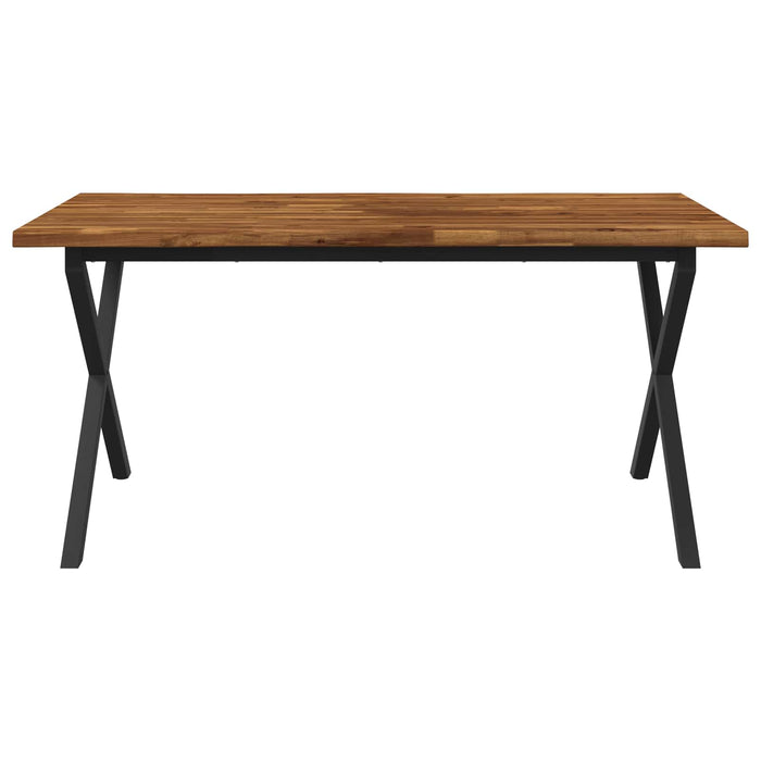 Masa de dining cu margine vie 160 x 90 x 75 cm WALTI