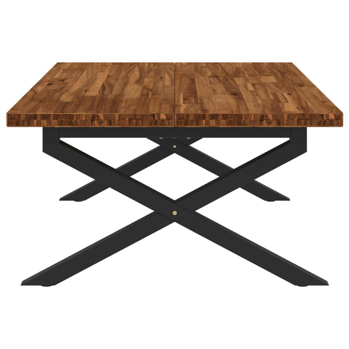 Masă de dining pătrată 120 x 90 x 75 cm Lemn Solid de Acacia WALTI