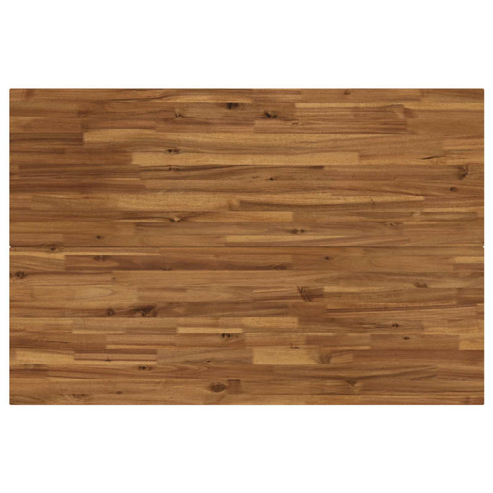 Masă de dining pătrată 120 x 90 x 75 cm Lemn Solid de Acacia WALTI