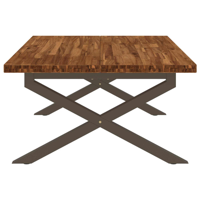 Masă de dining pătrată 120 x 90 x 75 cm Lemn Solid de Acacia WALTI