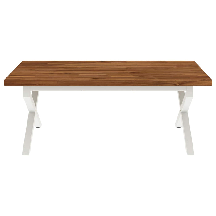 Masă de dining pătrată 120 x 90 x 75 cm Lemn Solid de Acacia - WALTI WALTI