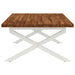 Masă de dining pătrată 120 x 90 x 75 cm Lemn Solid de Acacia - WALTI WALTI