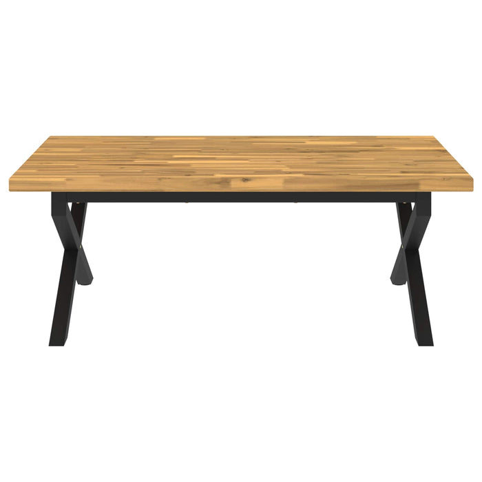Masă de dining pătrată 120 x 90 x 75 cm Lemn Solid de Acacia - WALTI WALTI