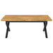 Masă de dining pătrată 120 x 90 x 75 cm Lemn Solid de Acacia - WALTI WALTI