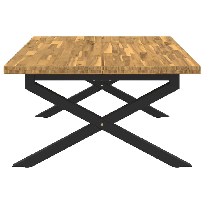 Masă de dining pătrată 120 x 90 x 75 cm Lemn Solid de Acacia - WALTI WALTI