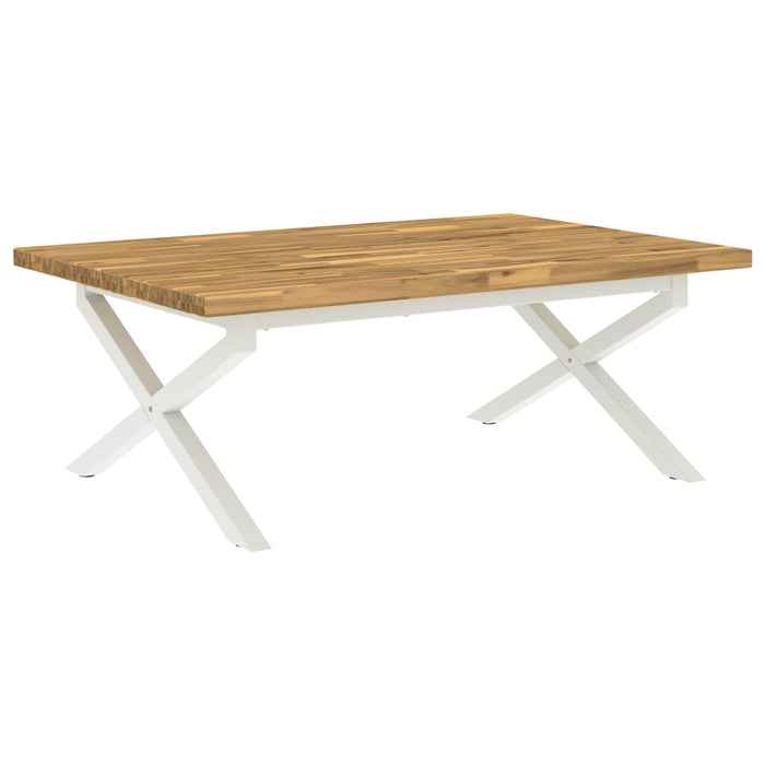 Masă de dining pătrată 120 x 90 x 75 cm Lemn Solid de Acacia - WALTI WALTI