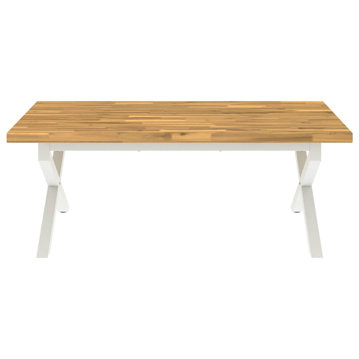 Masă de dining pătrată 120 x 90 x 75 cm Lemn Solid de Acacia - WALTI WALTI