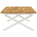 Masă de dining pătrată 120 x 90 x 75 cm Lemn Solid de Acacia - WALTI WALTI