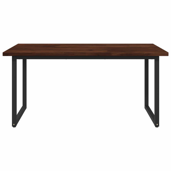 Masă de dining pătrată 160 x 70 x 75 cm Lemn Solid de Acacia WALTI