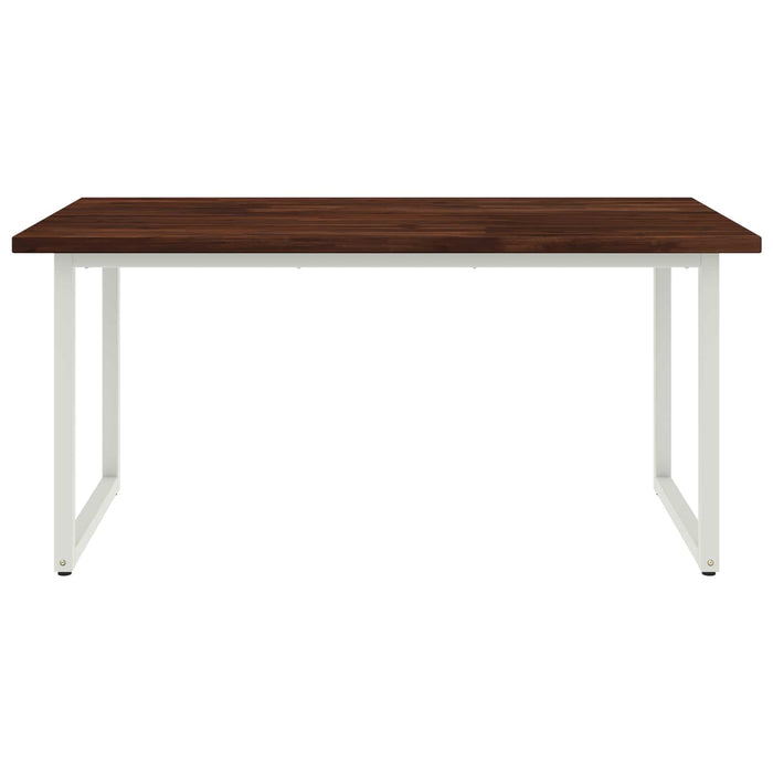 Masă de dining pătrată 160 x 70 x 75 cm Lemn Solid de Acacia WALTI