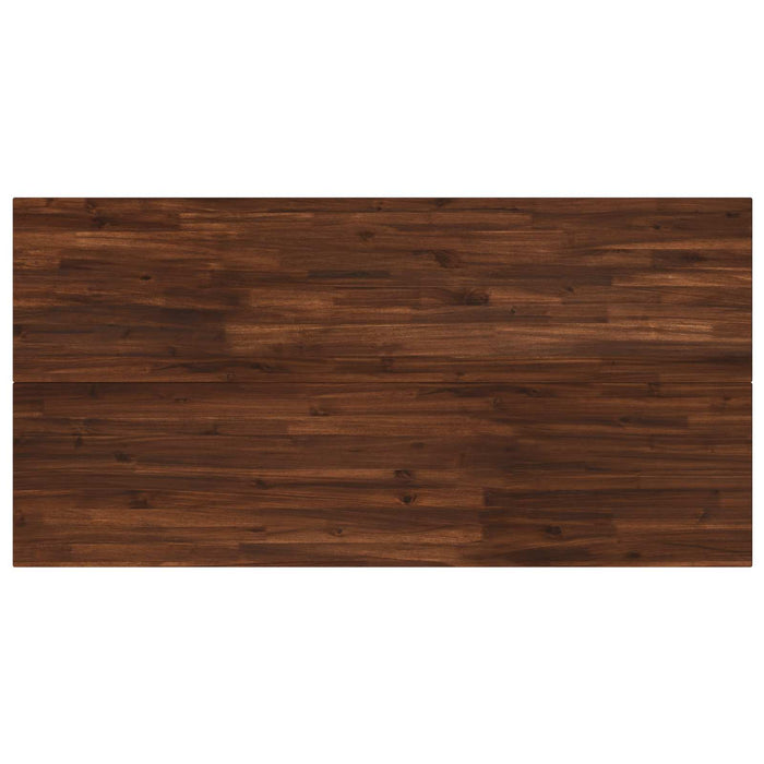 Masă de dining pătrată 160 x 70 x 75 cm Lemn Solid de Acacia WALTI