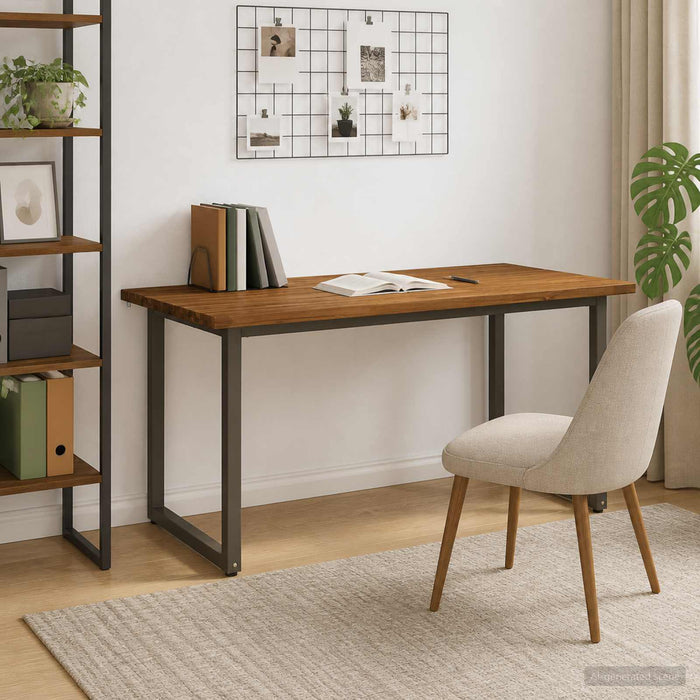 Masă de dining pătrată 160 x 70 x 75 cm Lemn Solid de Acacia WALTI