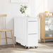 Masă de dining 2 pcs 140 x 80 x 77 cm Lemn prelucrat Alb - WALTI WALTI