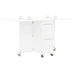 Masă de dining 2 pcs 140 x 80 x 77 cm Lemn prelucrat Alb - WALTI WALTI