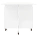 Masă de dining 2 pcs 140 x 80 x 77 cm Lemn prelucrat Alb - WALTI WALTI