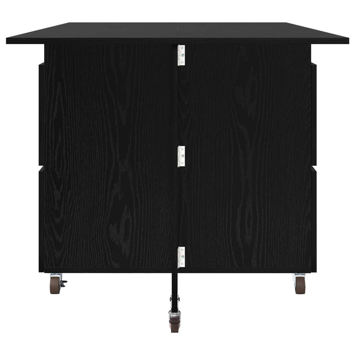 Masă de dining 2 pcs 140 x 80 x 77 cm Lemn prelucrat - WALTI WALTI