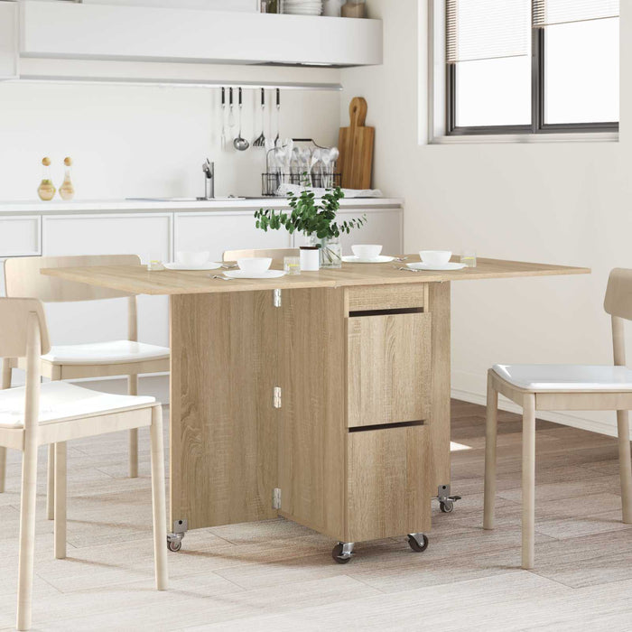 Masă de dining 2 pcs 140 x 80 x 77 cm Lemn prelucrat - WALTI WALTI