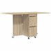 Masă de dining 2 pcs 140 x 80 x 77 cm Lemn prelucrat - WALTI WALTI