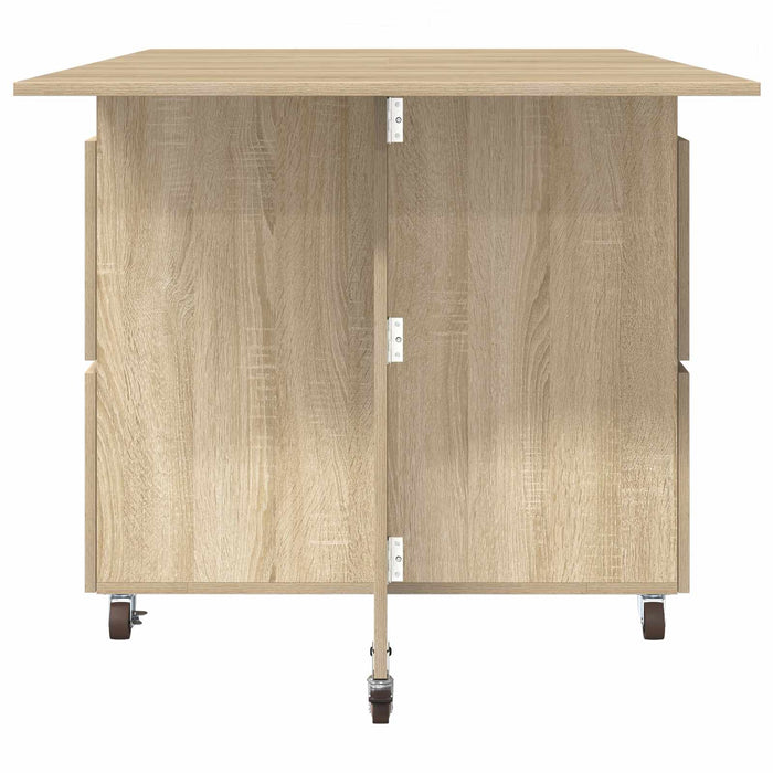 Masă de dining 2 pcs 140 x 80 x 77 cm Lemn prelucrat - WALTI WALTI