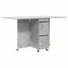 Masă de dining 2 pcs 140 x 80 x 77 cm Lemn prelucrat Gri Beton - WALTI WALTI