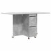 Masă de dining 2 pcs 140 x 80 x 77 cm Lemn prelucrat Gri Beton - WALTI WALTI