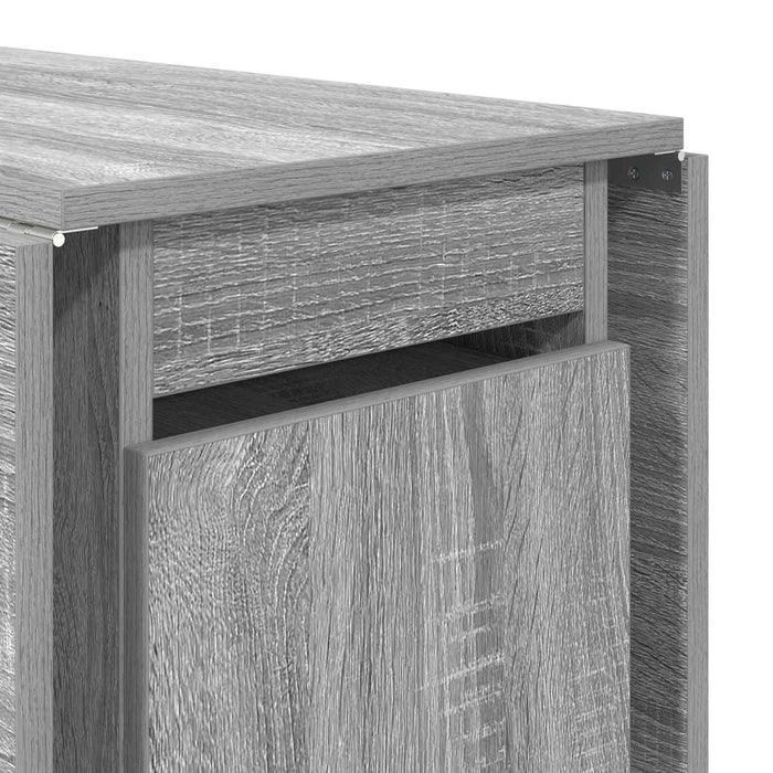 Masă de dining 2 pcs 140 x 80 x 77 cm Lemn prelucrat Sonoma gri - WALTI WALTI