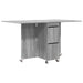 Masă de dining 2 pcs 140 x 80 x 77 cm Lemn prelucrat Sonoma gri - WALTI WALTI