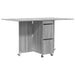 Masă de dining 2 pcs 140 x 80 x 77 cm Lemn prelucrat Sonoma gri - WALTI WALTI