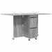 Masă de dining 2 pcs 140 x 80 x 77 cm Lemn prelucrat Sonoma gri - WALTI WALTI
