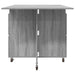 Masă de dining 2 pcs 140 x 80 x 77 cm Lemn prelucrat Sonoma gri - WALTI WALTI