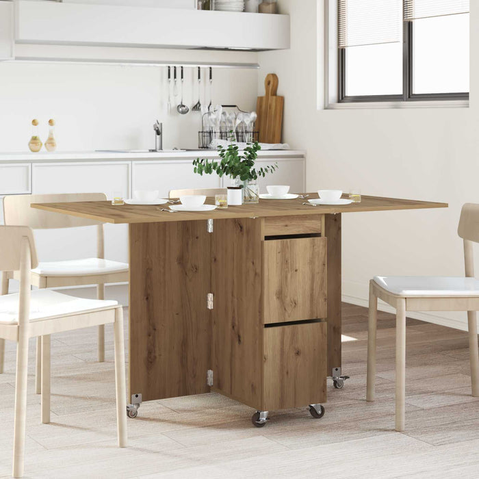 Masă de dining 2 pcs 140 x 80 x 77 cm Lemn prelucrat - WALTI WALTI