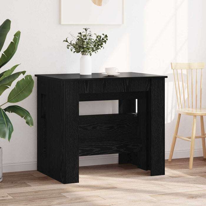 Masă de dining 180 x 85 x 75 cm Lemn prelucrat Stejar Negru - WALTI WALTI