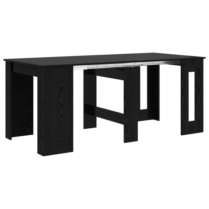 Masă de dining 180 x 85 x 75 cm Lemn prelucrat Stejar Negru - WALTI WALTI