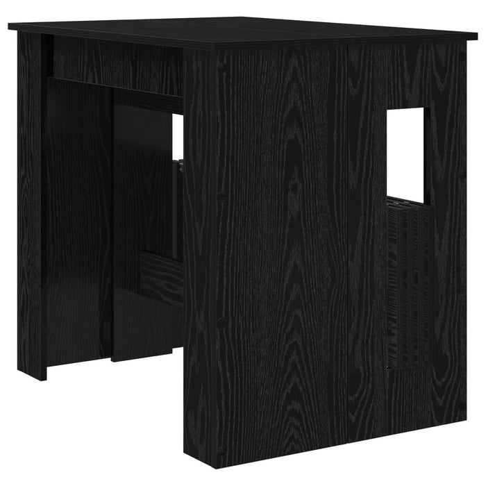 Masă de dining 180 x 85 x 75 cm Lemn prelucrat Stejar Negru - WALTI WALTI