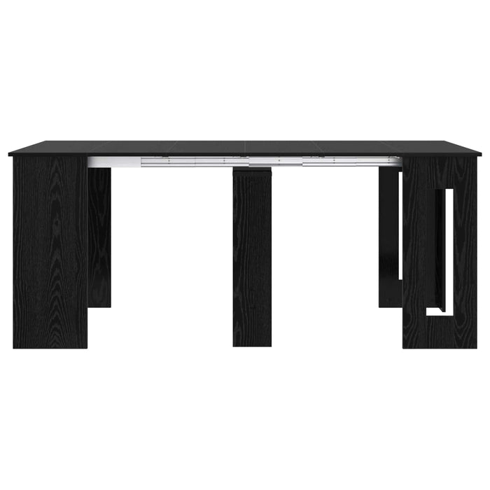 Masă de dining 180 x 85 x 75 cm Lemn prelucrat Stejar Negru - WALTI WALTI