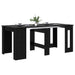 Masă de dining 180 x 85 x 75 cm Lemn prelucrat Stejar Negru - WALTI WALTI