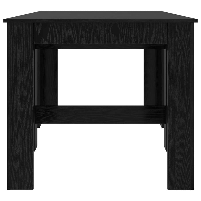 Masă de dining 180 x 85 x 75 cm Lemn prelucrat Stejar Negru - WALTI WALTI