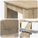 Masă de dining 180 x 85 x 75 cm Lemn prelucrat Stejar Sonoma - WALTI WALTI